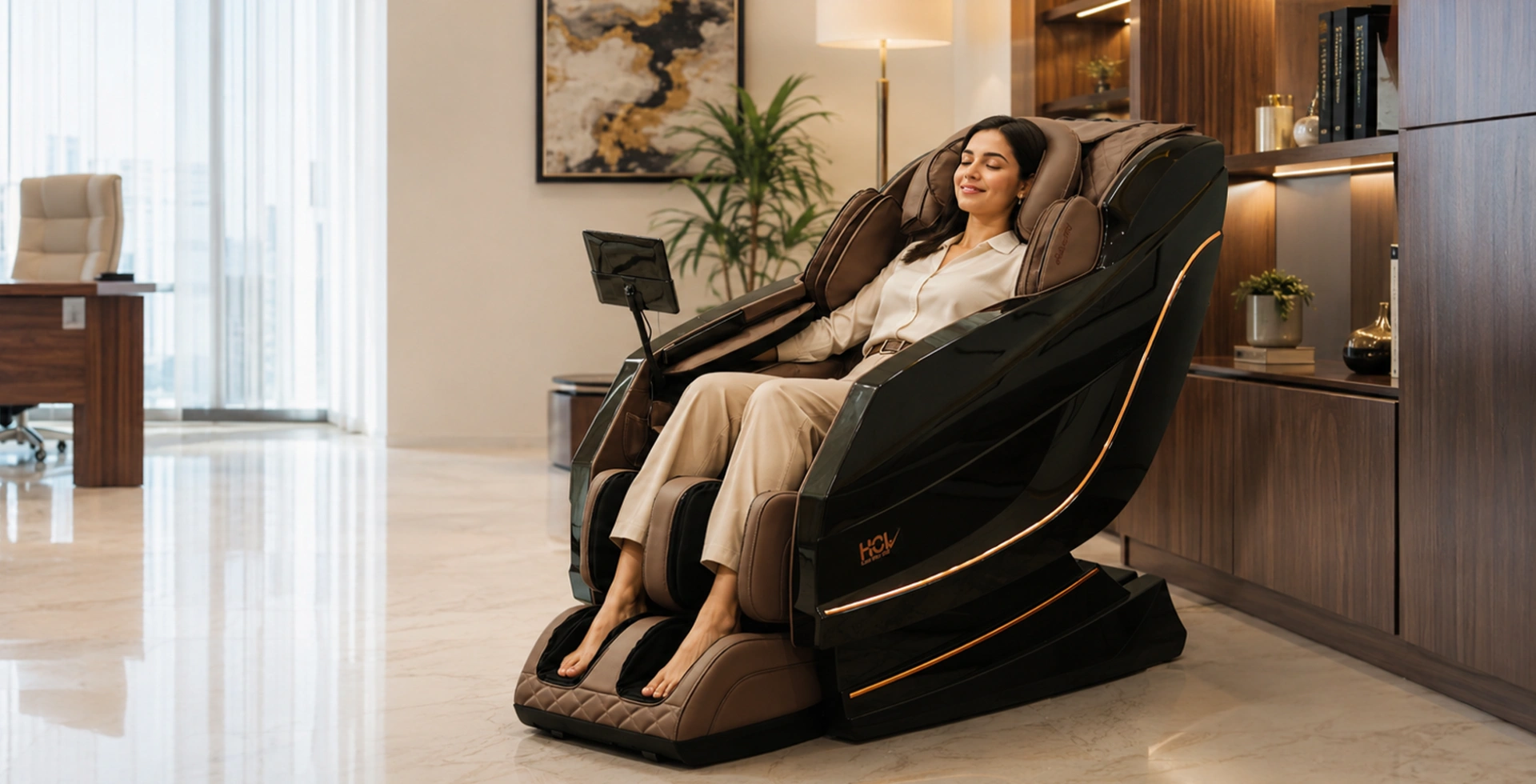 eGENKI PRO massage chair zero gravity relaxation mode