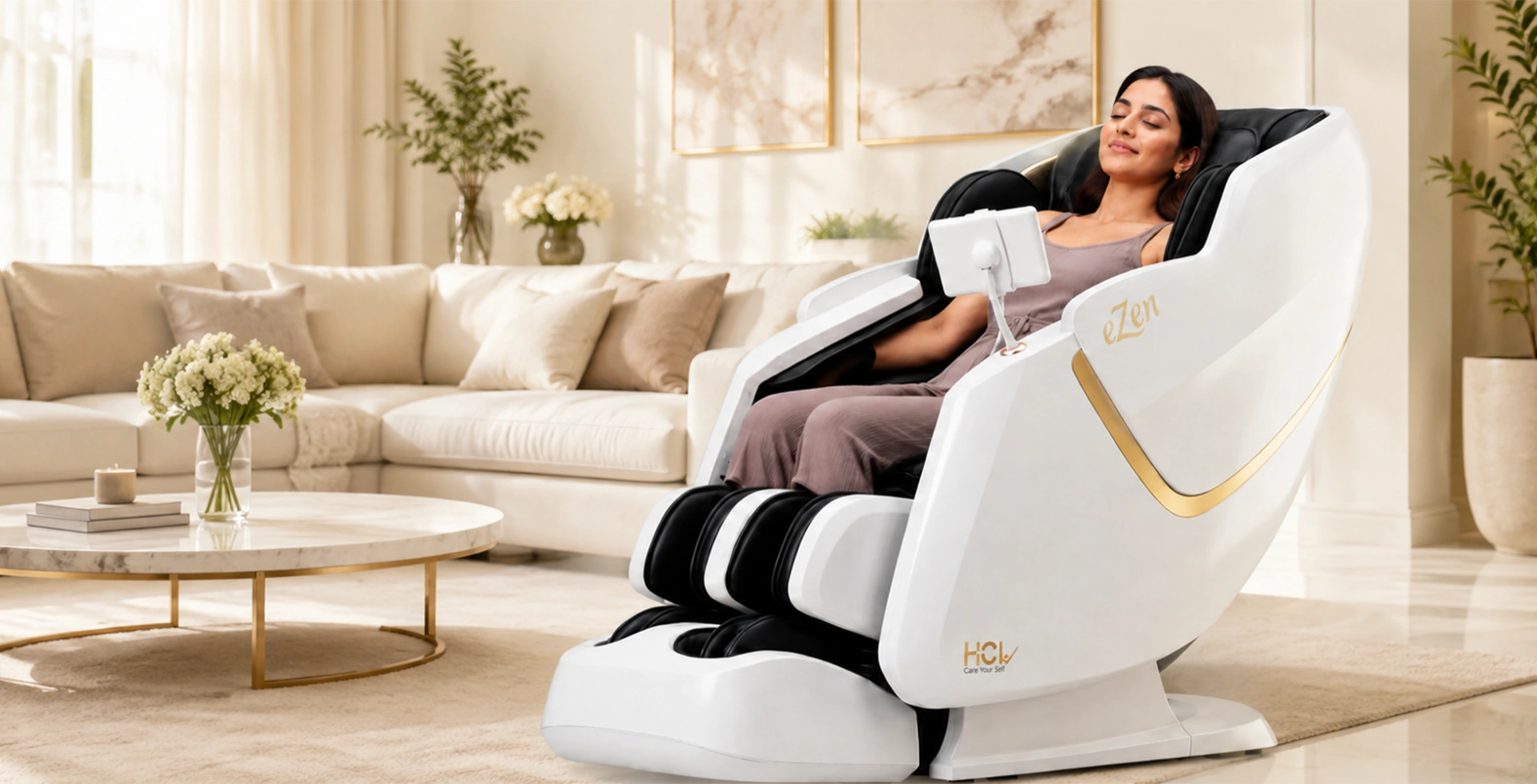 eGENKI PRO dual-core massage chair mechanism technology