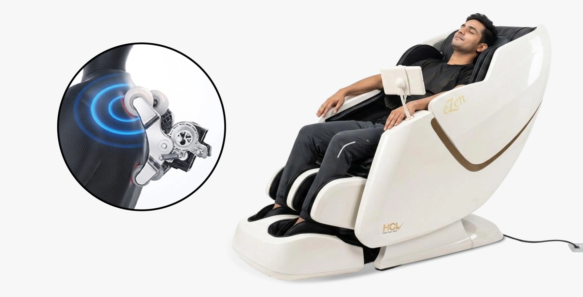 eGENKI PRO dual-core massage chair mechanism