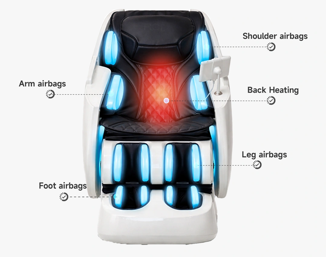 eGENKI PRO massage chair anti-pinch safety technology