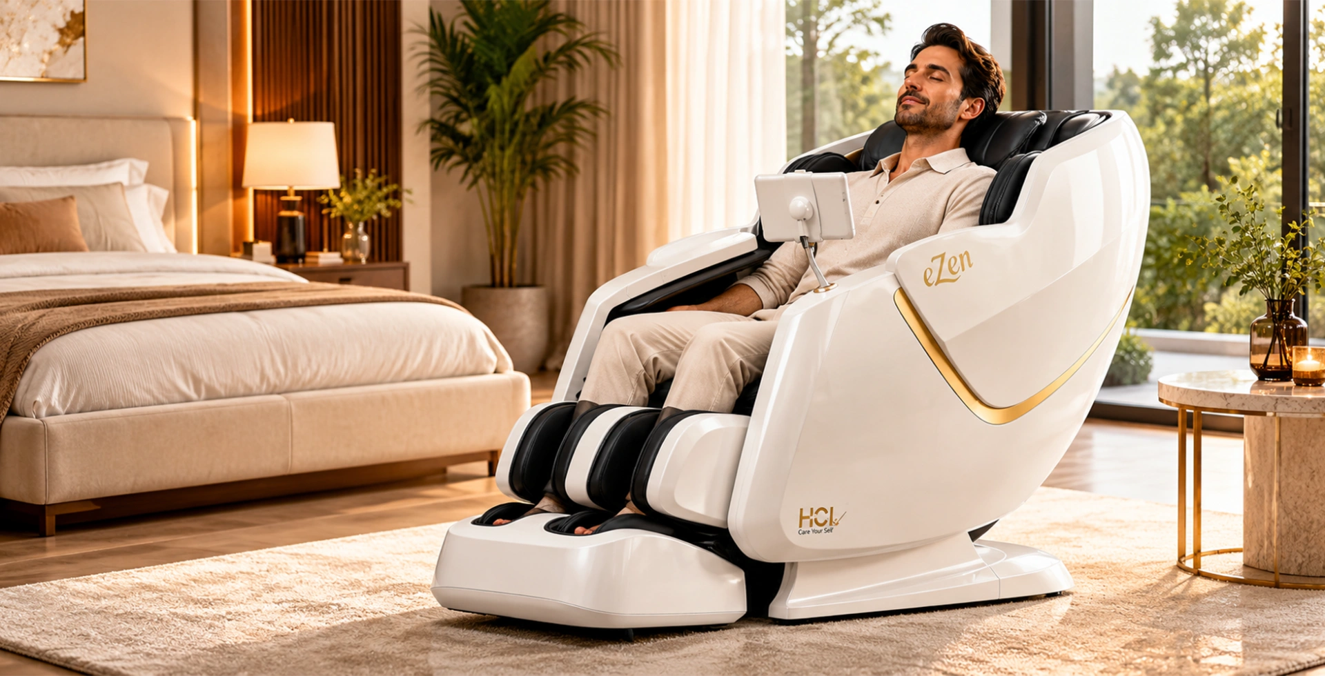 eGENKI PRO massage chair zero gravity relaxation mode