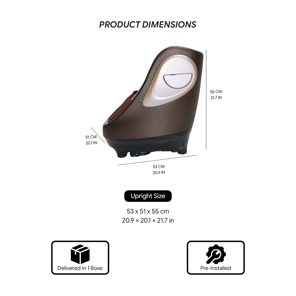 HCI eFootio Calf and Foot Massager - image 6