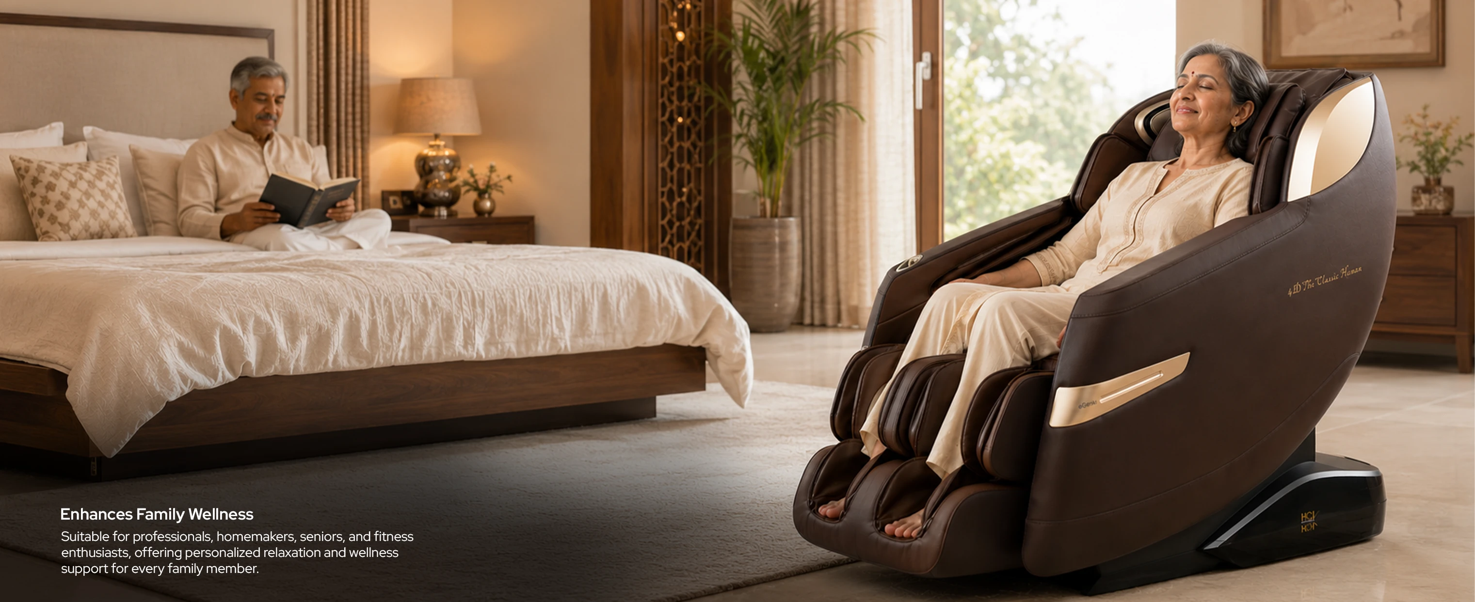 eGENKI PRO massage chair premium wellness experience benefits
