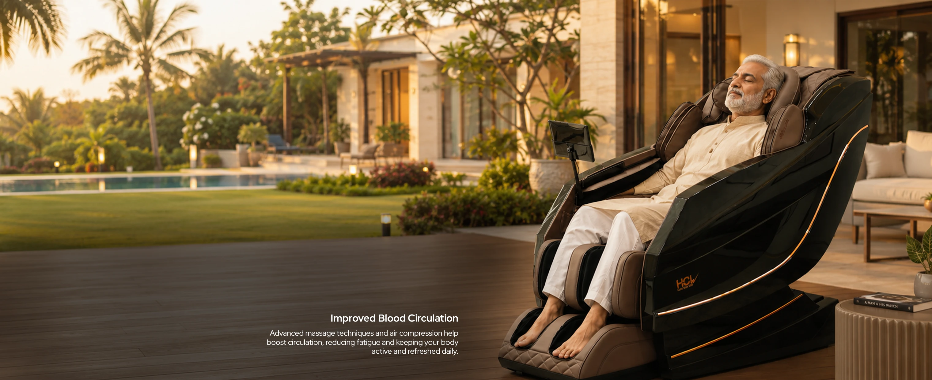 eGENKI PRO massage chair body massage and wellness benefits