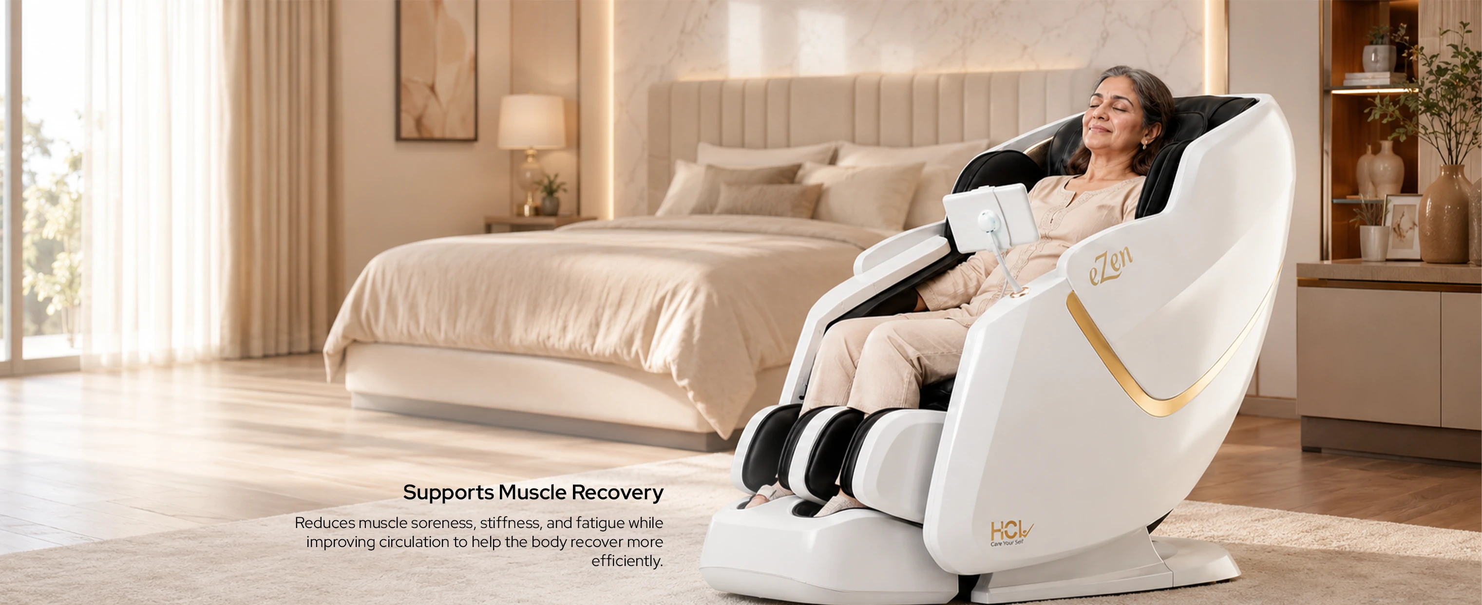 eGENKI PRO massage chair body massage and wellness benefits