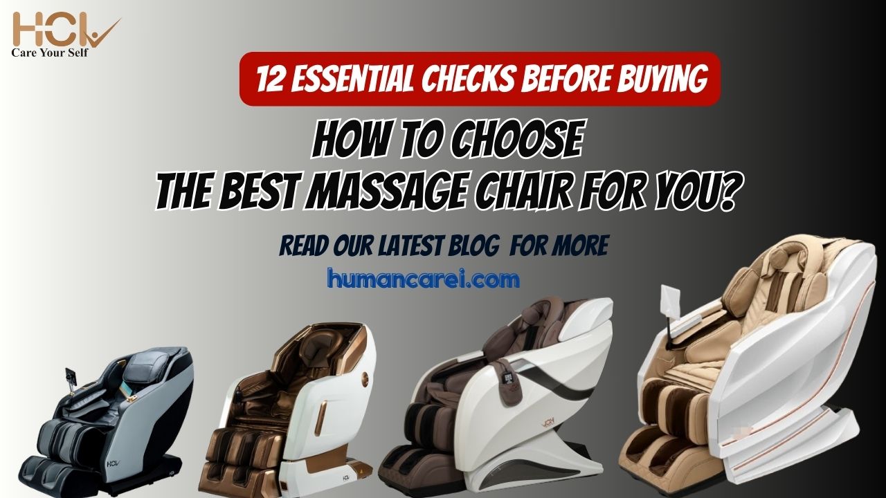 How do you choose the best massage chair for you?