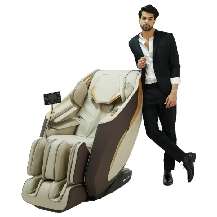 HCI eMedico Pro 3D Massage Chair, electric massage recliner which offers 3d massage technology, zero gravity, SL track and airbags for complete massage experience