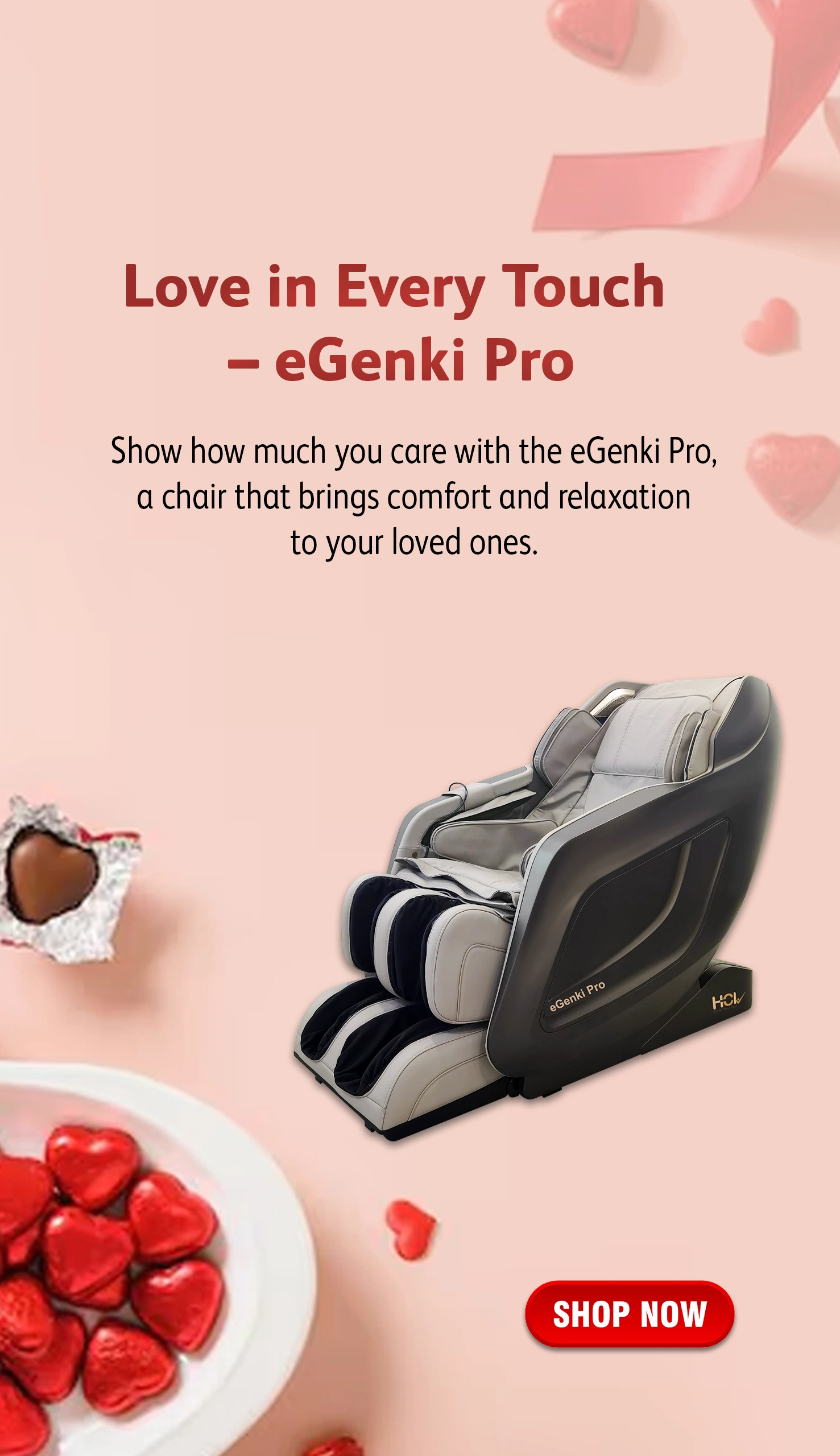 valentines eGenki Pro mob massage chairs