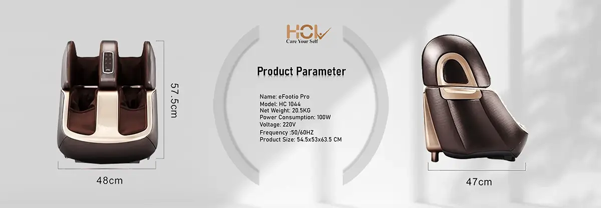 eFootio Pro Product Parameters desktop version