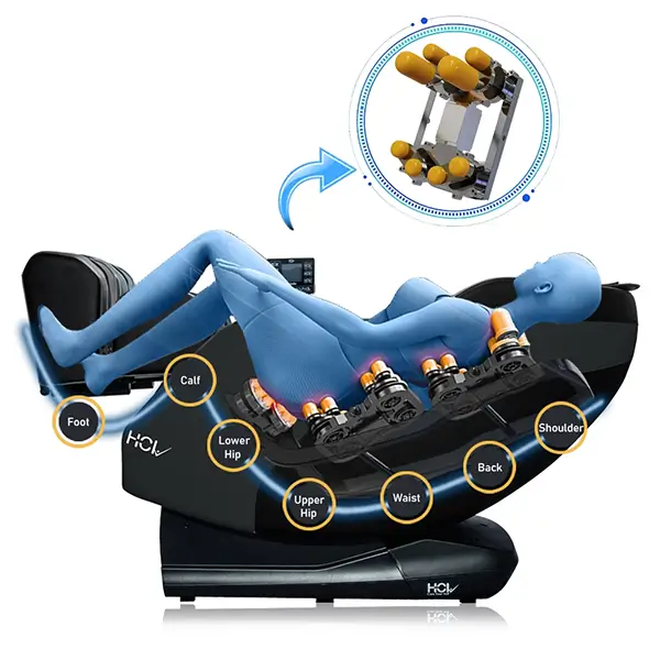 eKenko massage chair with Zero Gravity and Fixed Roller