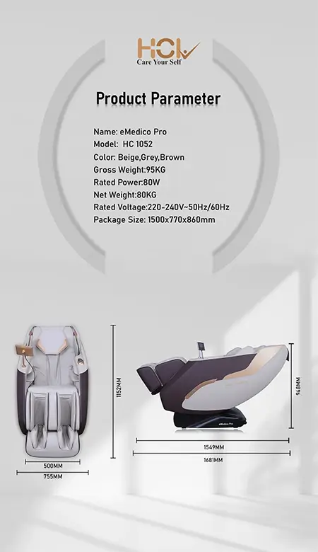 eMedico Pro Product Parameters mobile