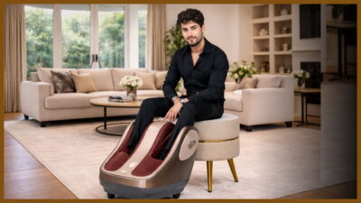 foot massager HCI eFootio Calf and Foot Massager foot massager