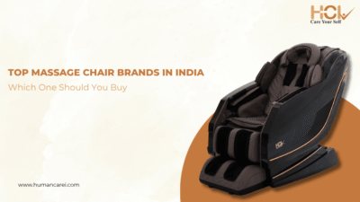 Best massage chair brands in India comparison featuring advanced full-body massage chairs with zero gravity, AI body scan, and wellness technology.