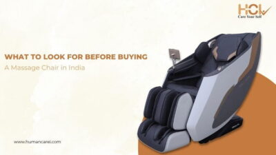 Zero gravity massage chair in a modern Indian living room